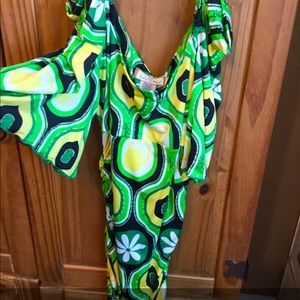 Green baby phat dress
